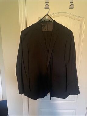 Kenneth Cole Men's Black Tailored Suit Jacket